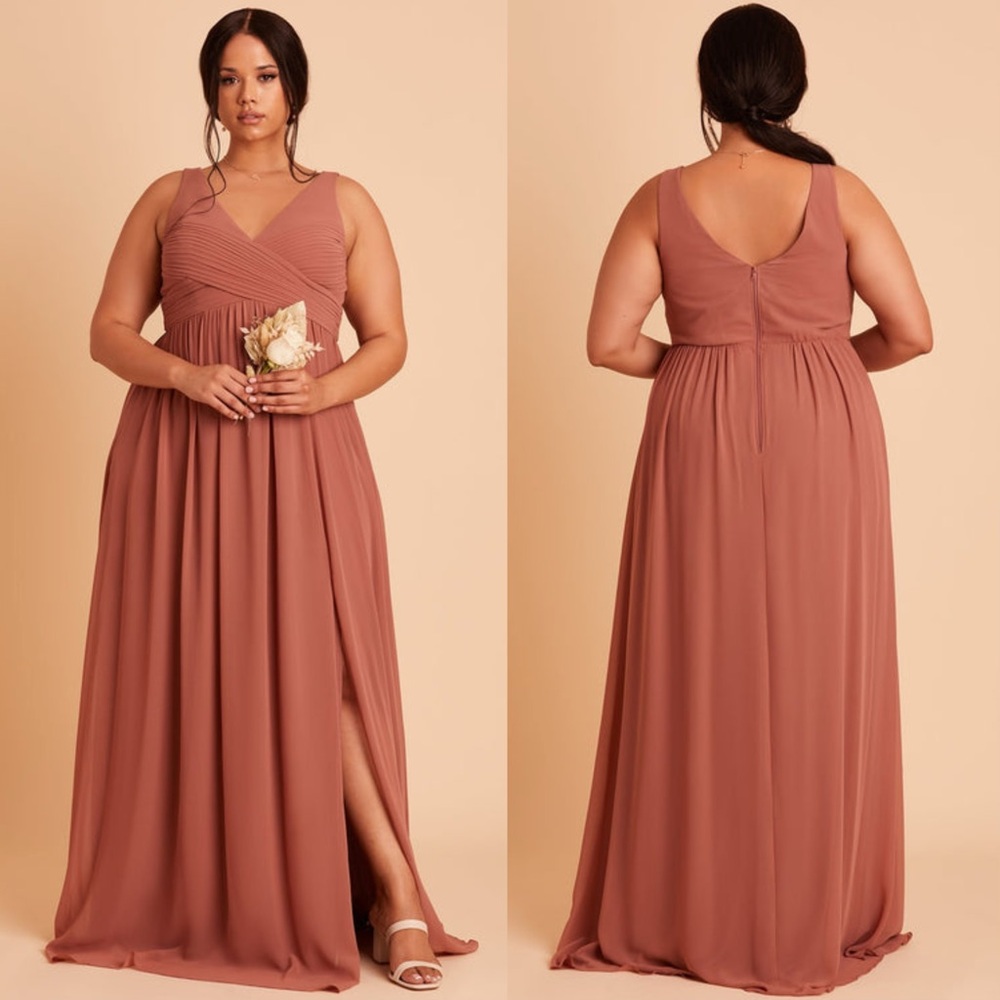 NWT Birdy Grey Laurie Chiffon Desert Rose Dress Size 1X